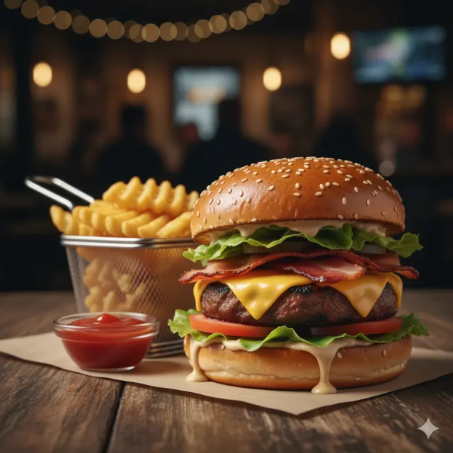 "The King" Burger