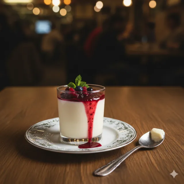 Panna Cotta ai Frutti di Bosco